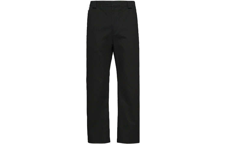 PRADA PRADA Casual Pants Men's Black Moderate Wide Leg Pants