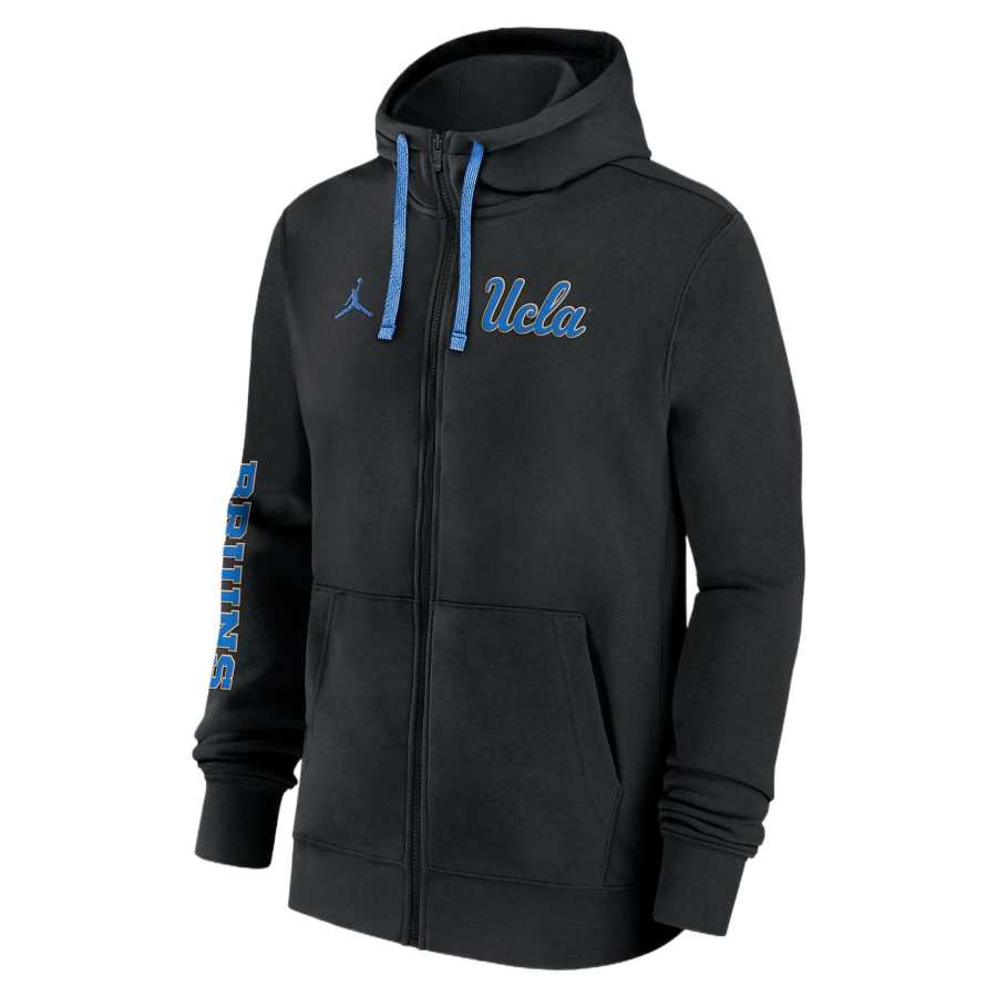 Nike Jordan Ucla Bruins Sideline Team Issue Men's Jordan College Full Zip Hoodie