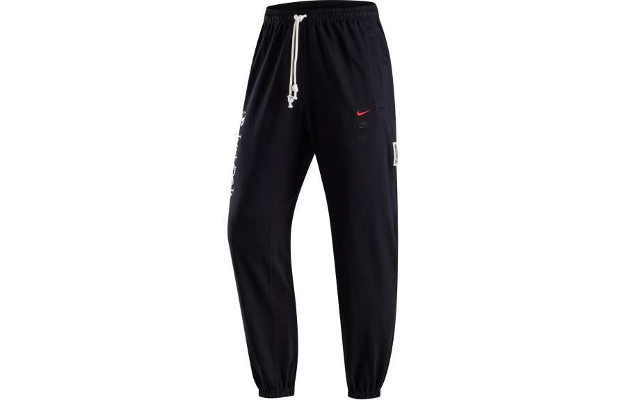 Nike Nike FW23 Year Of The Dragon CNY Collection, Vintage Quick Dry Cuffed Basketball Long Knitted Sweatpants Men's Black