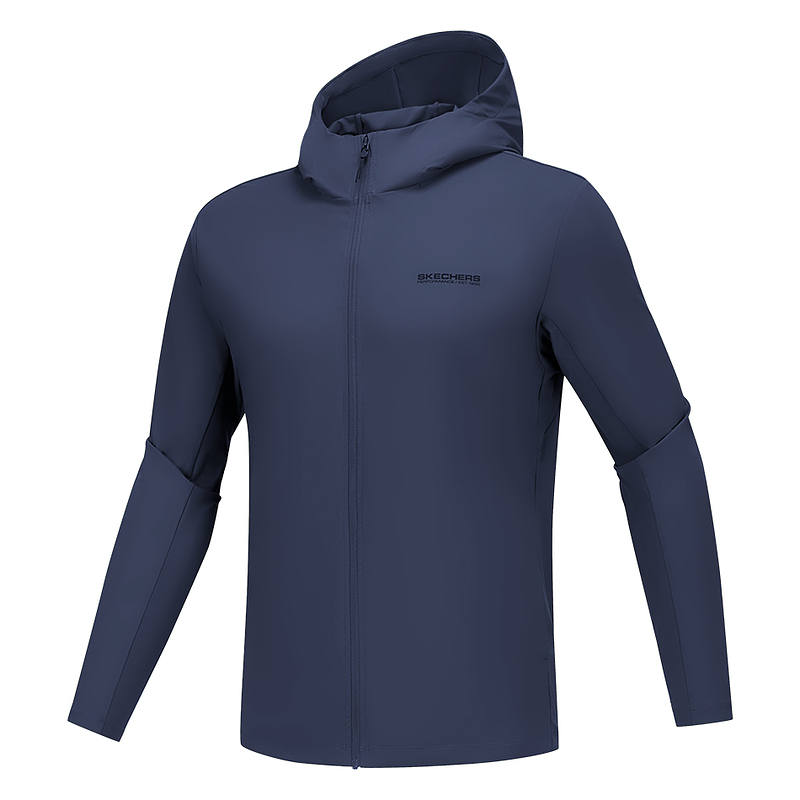 Skechers GODRI Jacket Men's Marine Collegiate Blue