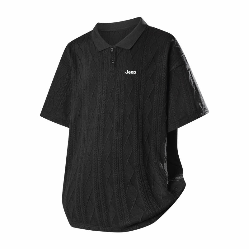 Jeep Polo Shirts Unisex Lapel Thin Straight Fit