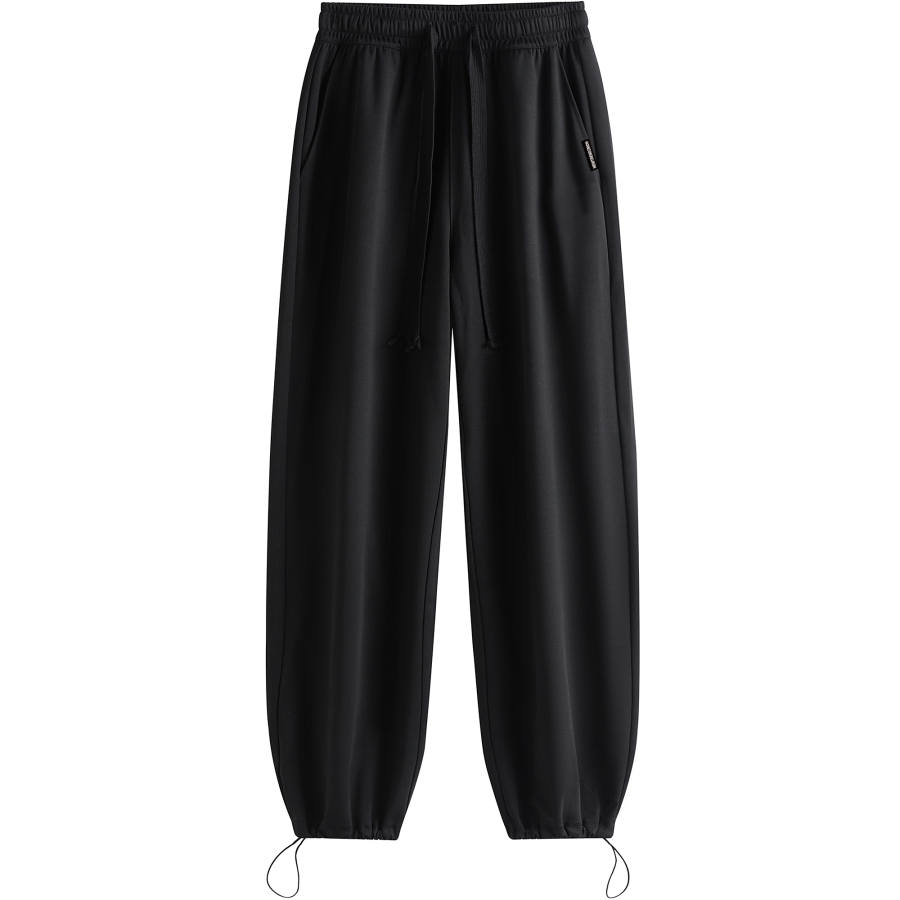 ZMOH Knitted Sweatpants Unisex Moderate Straight Fit Pants