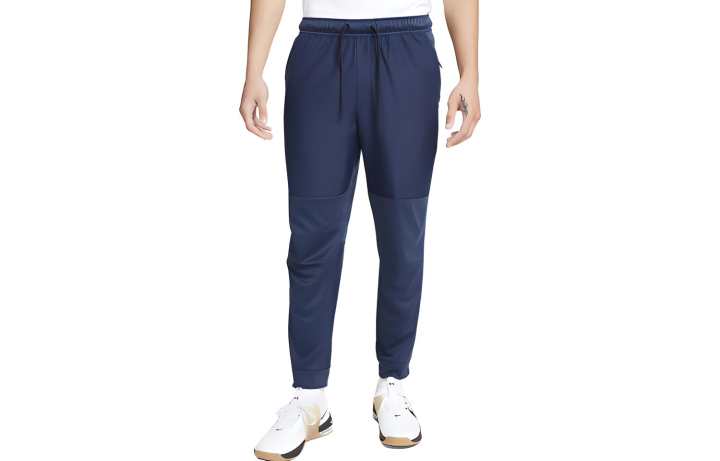 Nike Nike Knitted Sweatpants Men's Marine Blue Moderate Cuffed Pants