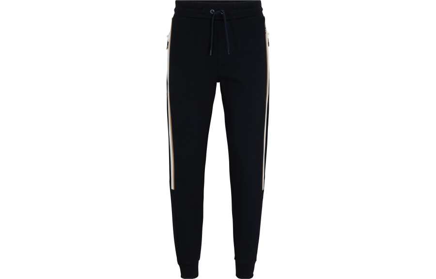 HUGO BOSS Knitted Sweatpants Men's Marine Blue