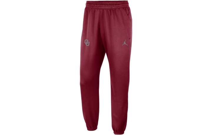 Jordan Jordan Knitted Sweatpants Men's Red Moderate Cuffed Pants