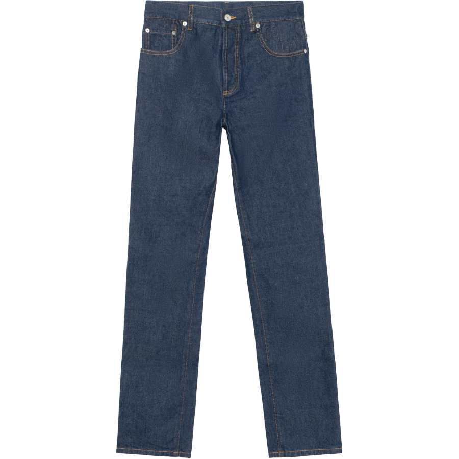 GUCCI GUCCI Gg Embossed Denim Pants