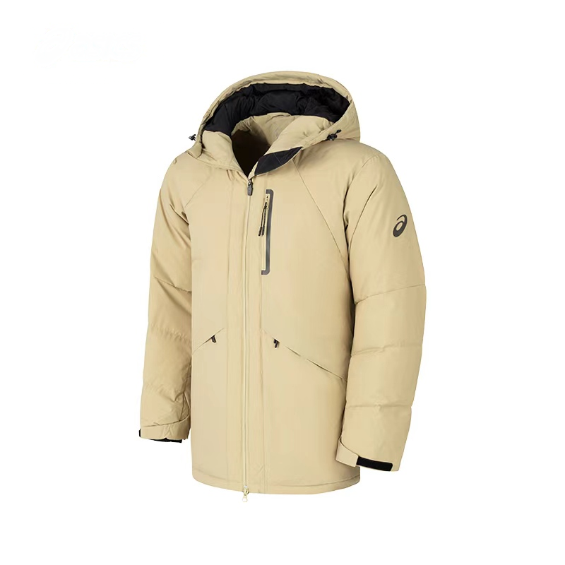 ASICS ASICS Down Jackets Men's Khaki Hooded Moderate Other