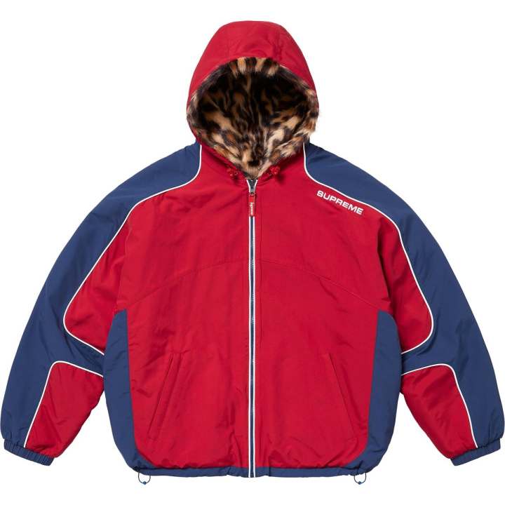 Supreme Supreme Faux Fur Reversible Hooded Track Jacket