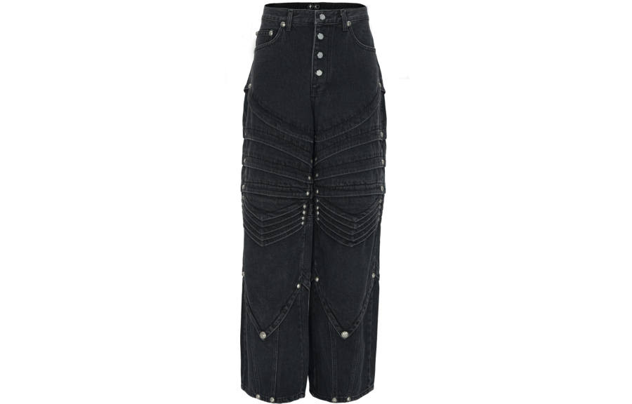 THUG CLUB Jeans Unisex Moderate Straight Fit Pants