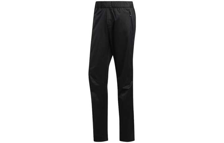 Adidas Adidas Casual Pants Men's Black Moderate Straight Fit Pants