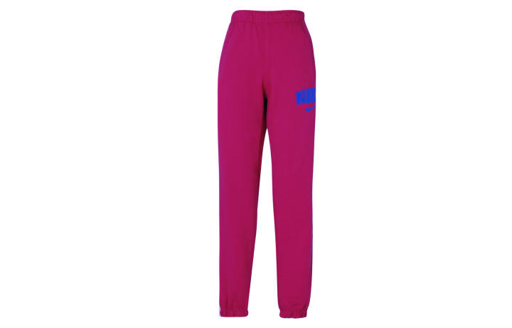 Nike Nike Knitted Sweatpants Men's Rose Red Moderate Cuffed Pants