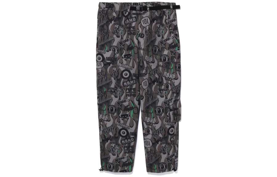A BATHING APE Bape X Neighborhood Multi Pocket Track Pants
