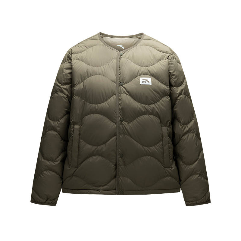 ANTA SUPERSTORE CHAOJIANTA Down Jacket Unisex Wood Ash Gray