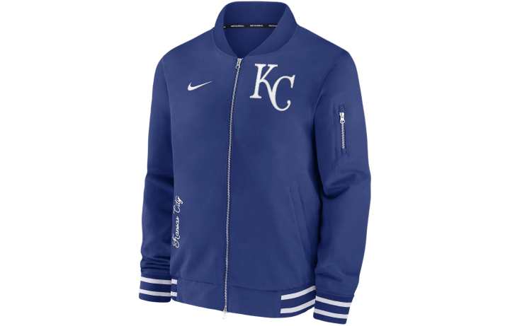 Nike Nike Kansas City S Authentic Collection Men's Nike Mlb Full-Zip Bomber Jacket