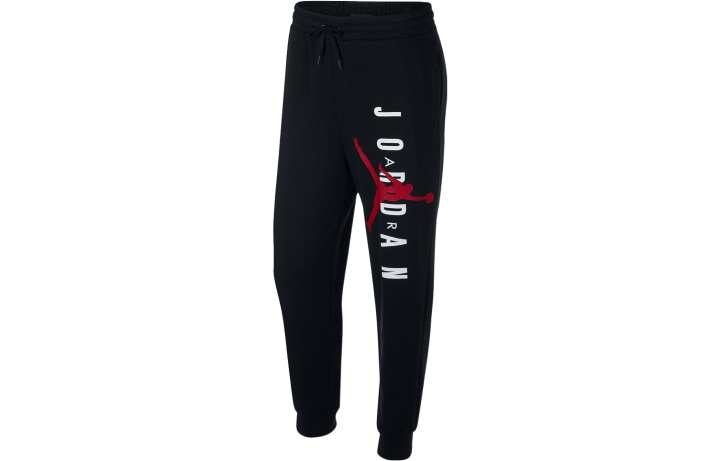 Jordan Jordan Knitted Sweatpants Men's Black Moderate Cuffed Pants