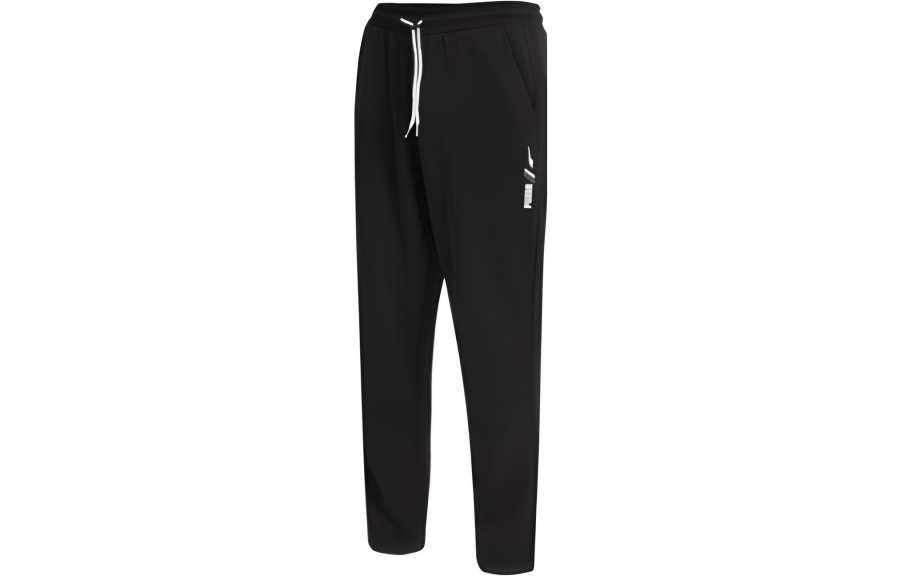 PUMA Casual Pants Men's Black Moderate Cuffed Pants