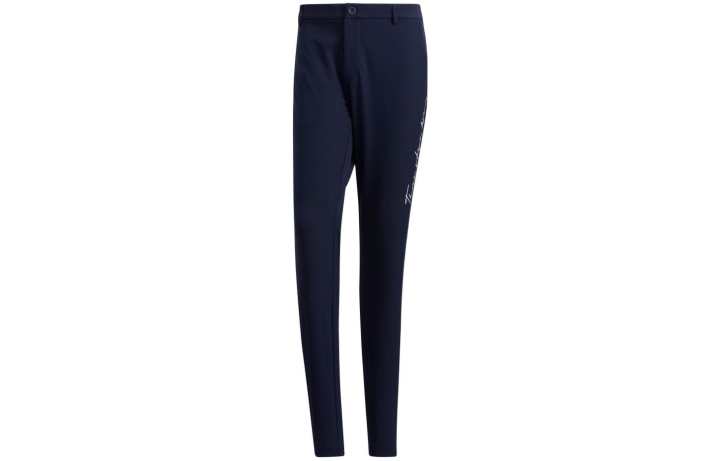 Adidas Adidas Casual Pants Men's Blue Moderate Straight Fit Pants