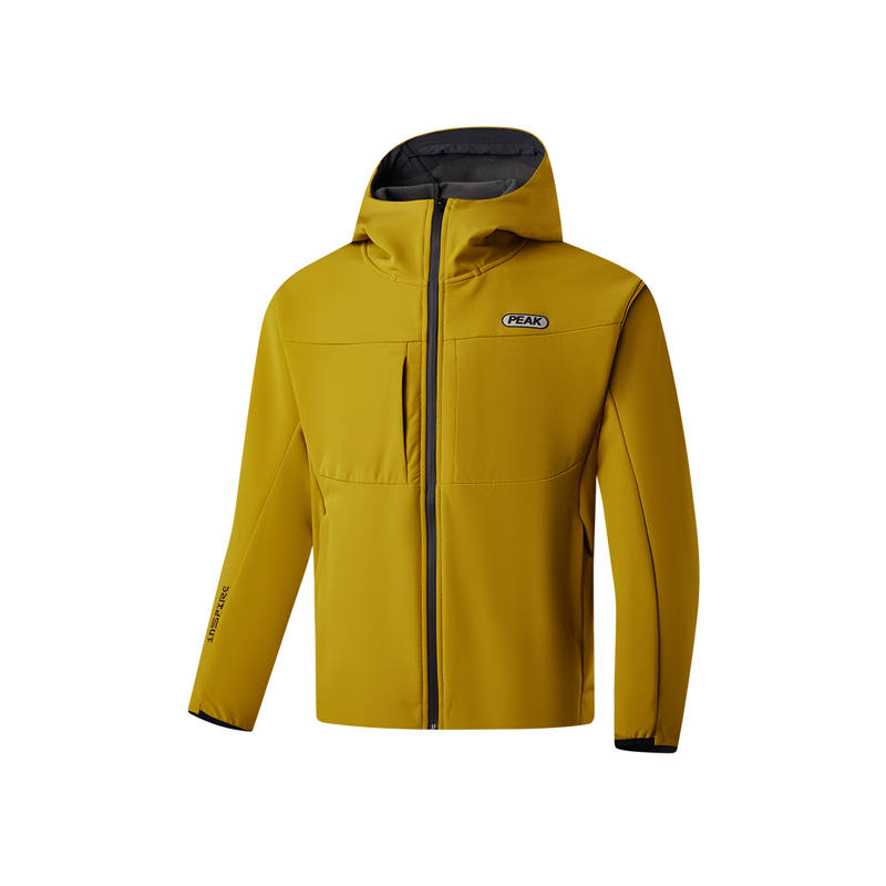 PEAK Trench Coats Men's Ginger Yellow Hooded Moderate