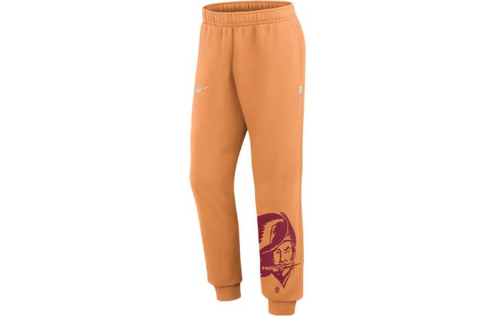 Nike Nike Knitted Sweatpants Men's Orange Moderate Cuffed Pants