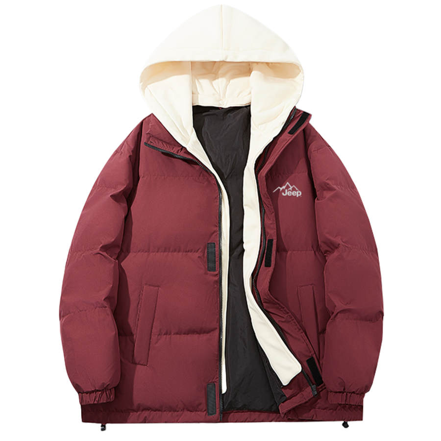 Jeep Jeep Down Jackets Unisex Hooded Thickened