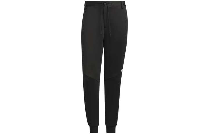 Adidas Adidas Knitted Sweatpants Men's Black Moderate Cuffed Pants