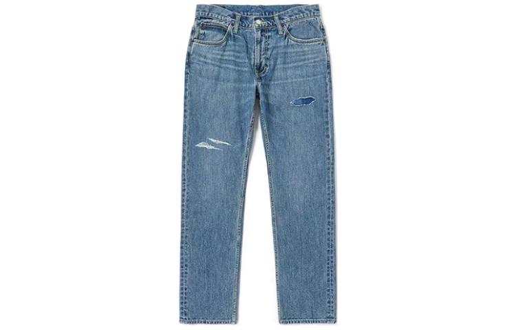 Lee Lee Jeans Men's Blue Moderate Straight Fit Pants