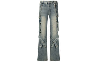 COOLALPACA Jeans Unisex Vintage Blue