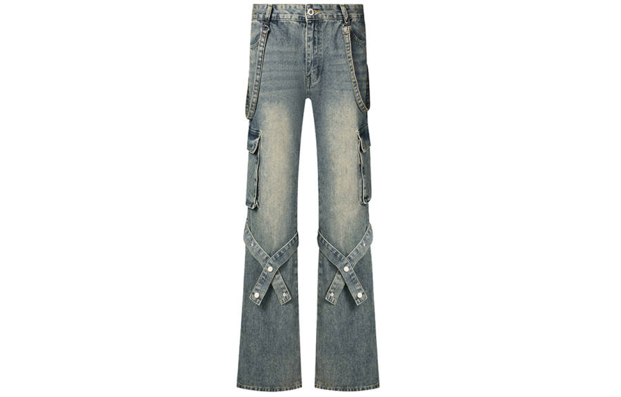 COOLALPACA Jeans Unisex Vintage Blue