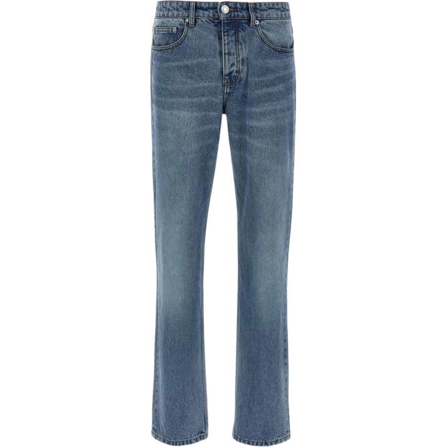 AMIPARIS Ami Paris Logo Patch Classic Fit Jeans