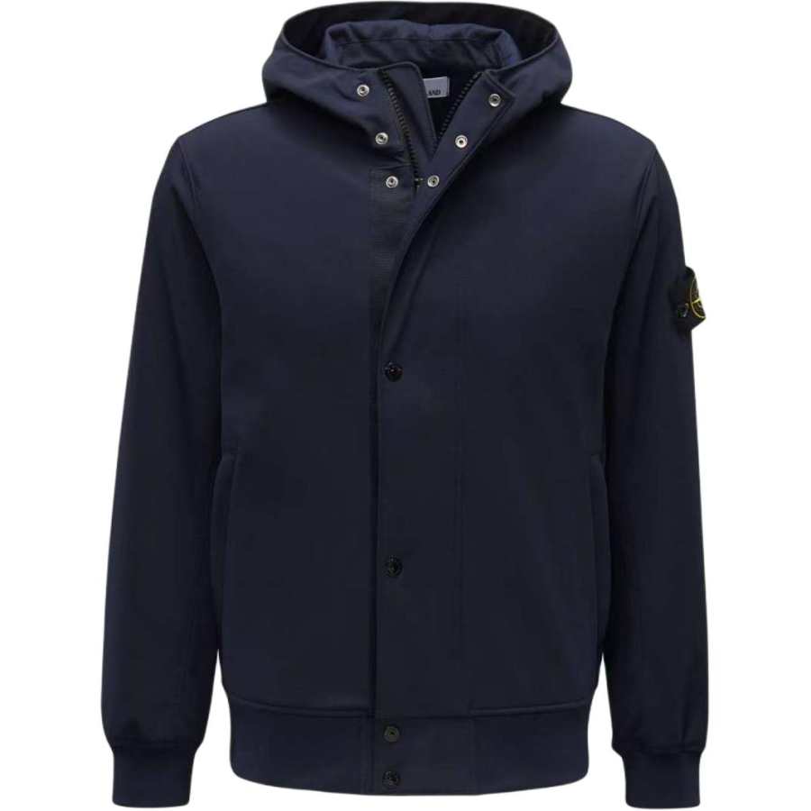STONE ISLAND STONE ISLAND Logo Patch Hooded Jacket