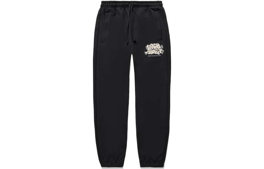Li-Ning Li Ning x MARKET Knitted Sweatpants Men's Black