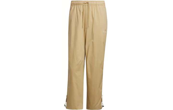Adidas Adidas Wide Woven Pants Knitted Sweatpants Men's Light Khaki