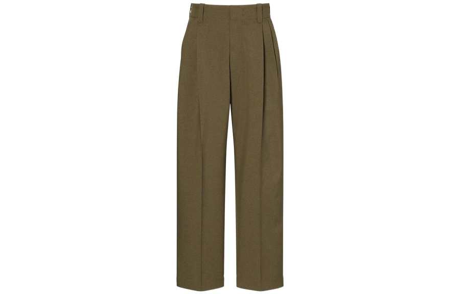 UNIQLO Casual Pants Unisex Dark Olive