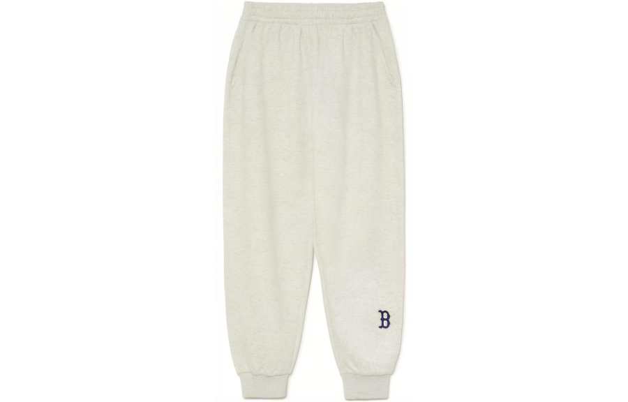MLB MLB Knitted Sweatpants Unisex Gray Moderate Cuffed Pants