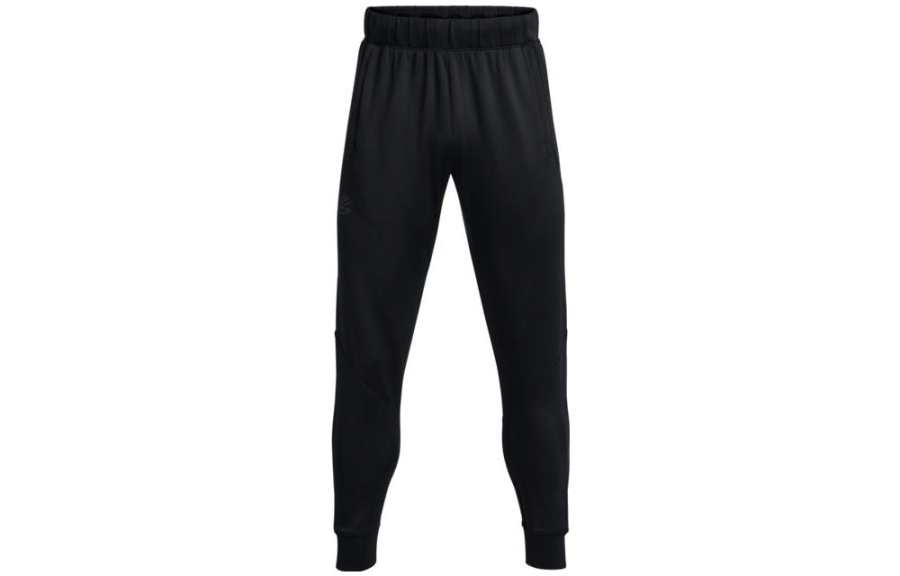 Under Armour Curry Playable Knitted Sweatpants Men's Black Moderate Cuffed Pants