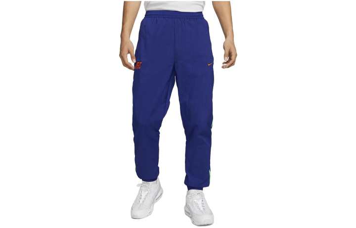 Nike Nike Knitted Sweatpants Men's Blue Moderate Cuffed Pants