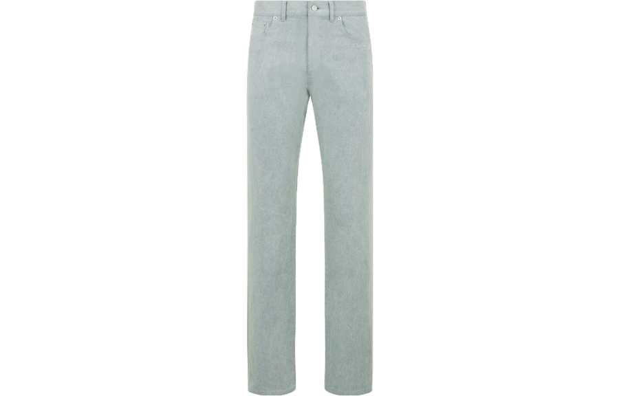 DIOR DIOR Jeans Men's Blue Moderate Straight Fit Pants