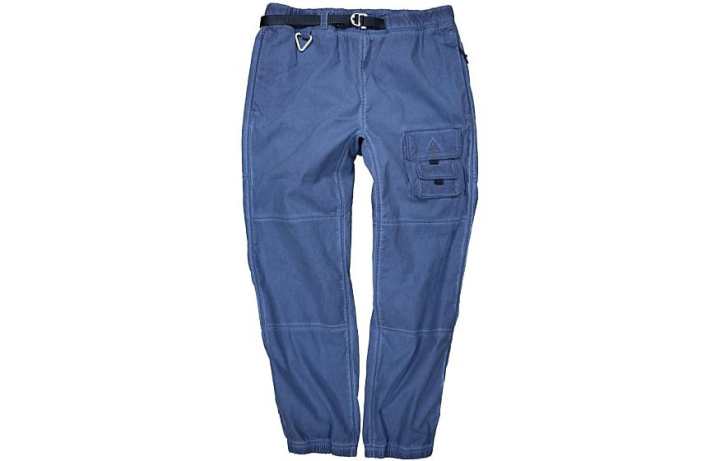 Nike Nike Knitted Sweatpants Men's Blue Moderate Cuffed Pants