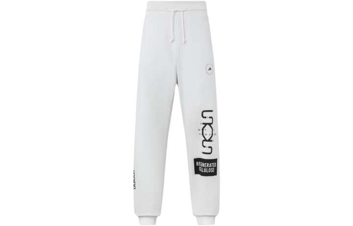 Adidas Adidas Knitted Sweatpants Unisex White Moderate Cuffed Pants