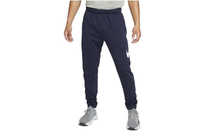 Nike Nike Knitted Sweatpants Men's Navy Blue Moderate Cuffed Pants