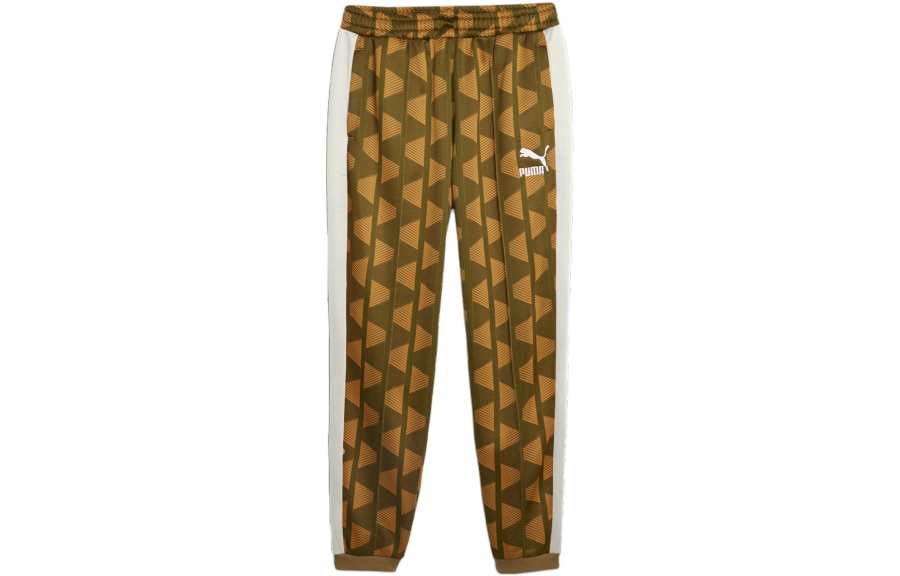 PUMA PUMA Knitted Sweatpants Men's Brown