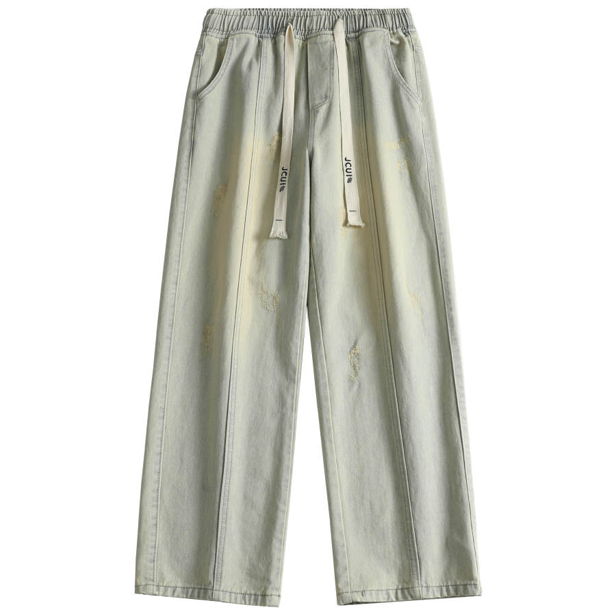 JCUI Jeans Unisex Moderate Straight Fit Pants