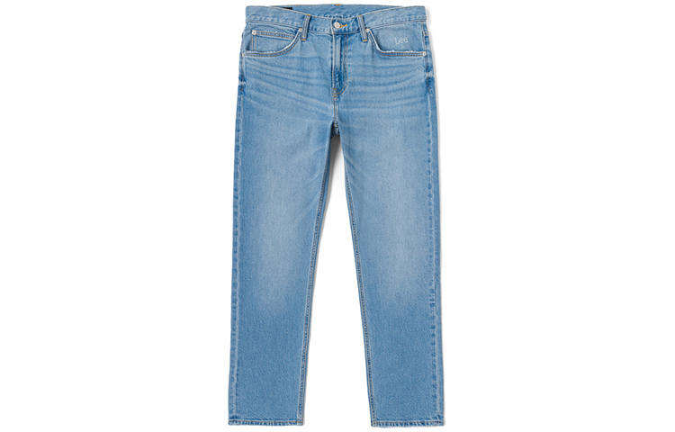 Lee Lee Jeans Men's Light Blue Moderate Tapered Pants