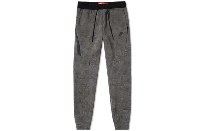 Nike Nike Knitted Sweatpants Men's Gray Moderate Cuffed Pants