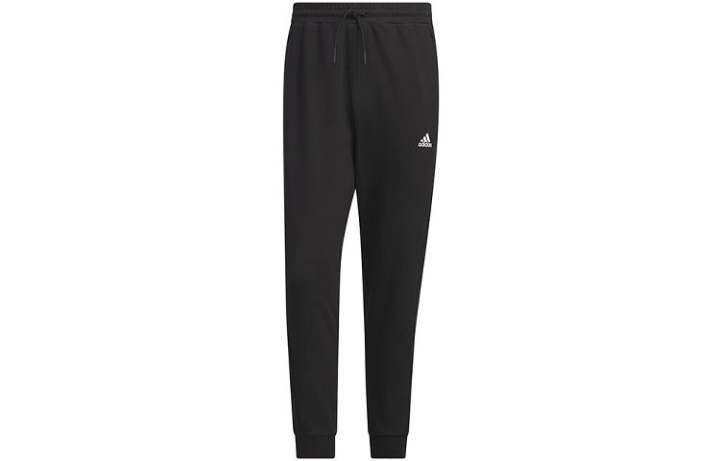 Adidas Adidas Knitted Sweatpants Men's Black Moderate Cuffed Pants