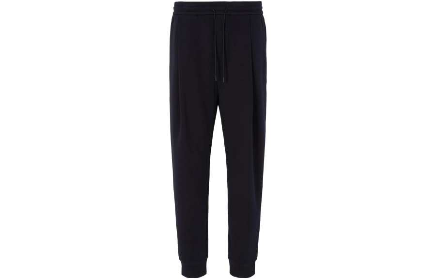 EMPORIO ARMANI Pleated Jersey Track Pants