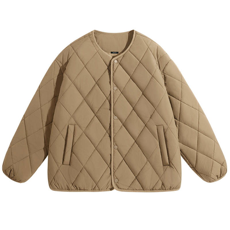 MINISO MINISO Puffer Jackets Unisex Collarless Moderate Quilted Padded Jacket