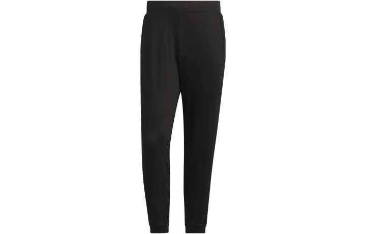 Adidas Adidas Knitted Sweatpants Men's Black Moderate Cuffed Pants