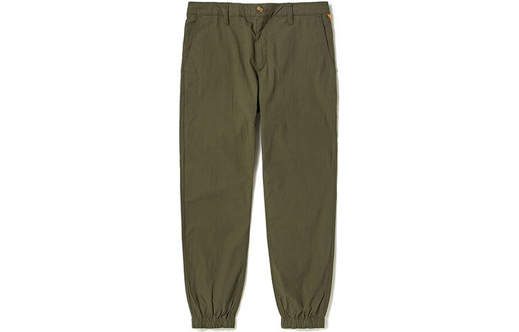 Timberland Casual Pants Men's Army Green Moderate Cuffed Pants