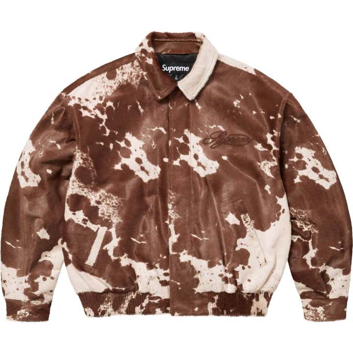 Supreme Supreme Ponyhair Varsity Jacket